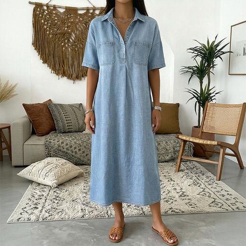 👗The Denim Dress You'll Reach For Every Day🌸